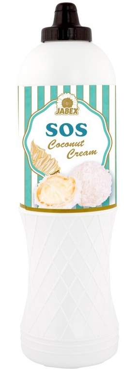 Sos Coconut Cream 1 KG do lodów, gofrów i naleśników