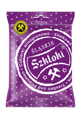 Cukierki Szkloki Śląskie winogornowo - śliwkowe 80 g